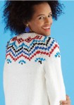 Вязание женщинам пуловера Icelandic-Style Pullover